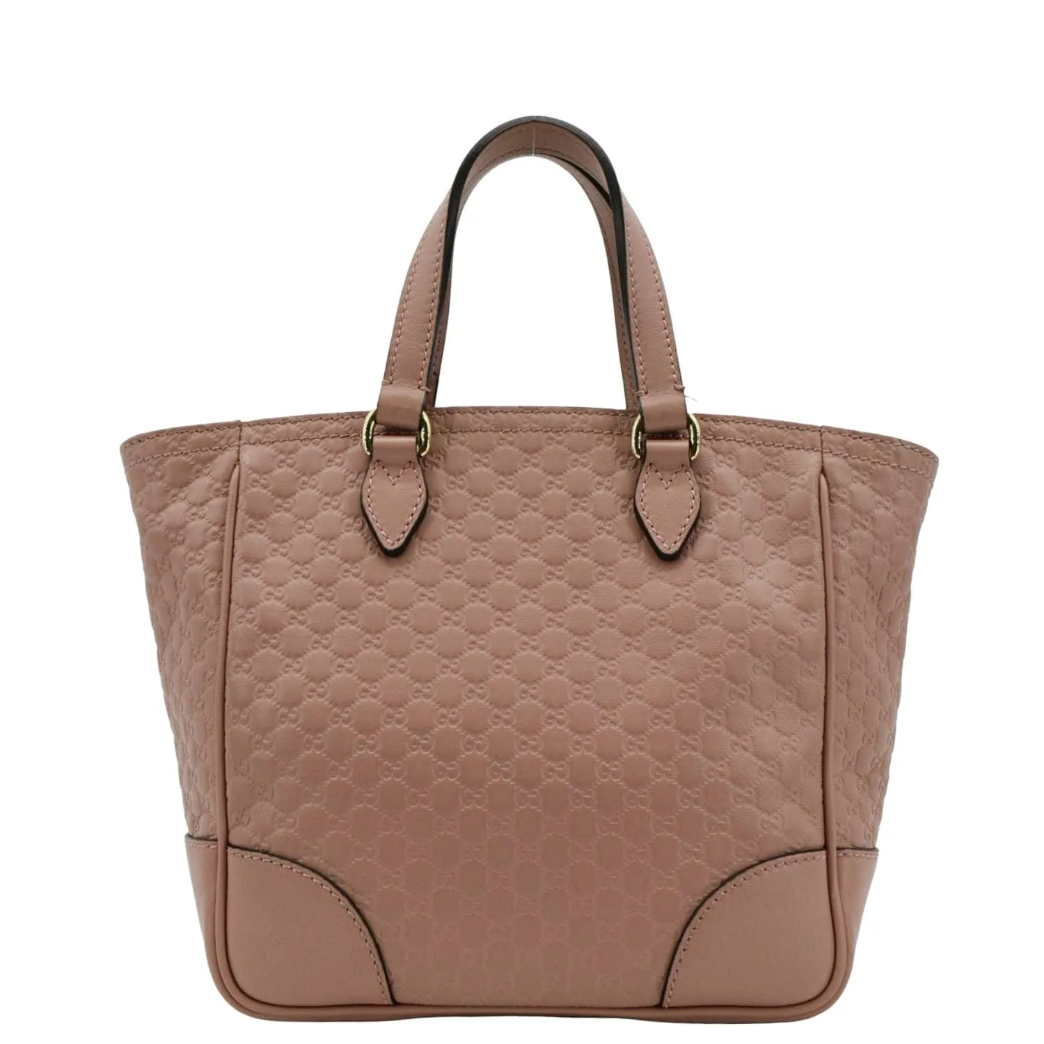 GUCCI Small Bree Microguccissima Leather Tote Crossbody Bag Pink 449241